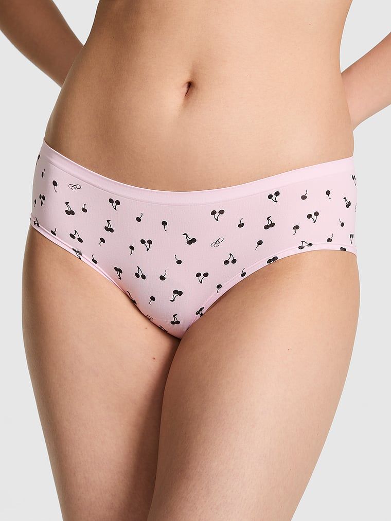 Bezešvé hiphugger kalhotky PINK
