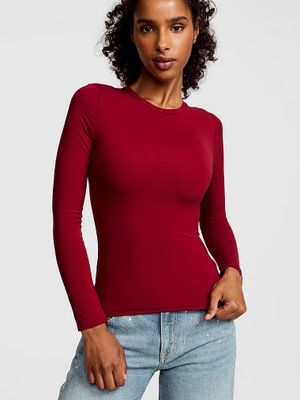 Tričko s dlouhým rukávem PINK Base Stretch™