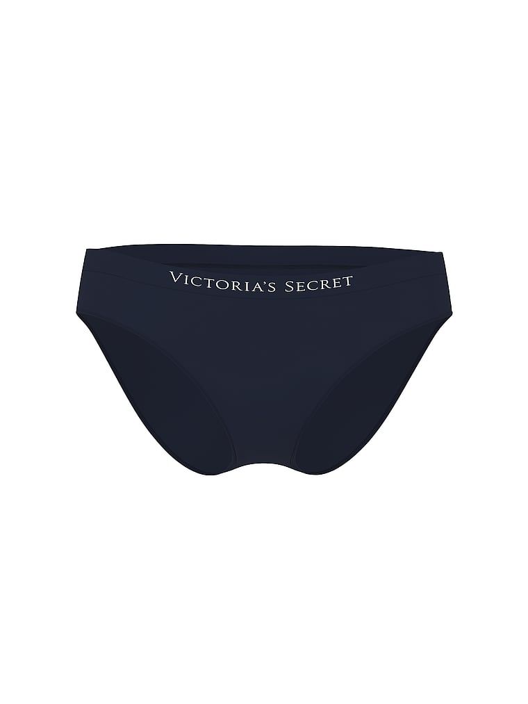 Bezešvové bikinové kalhotky. Produkt je modré barvy a pochází z kolekce Seamless.