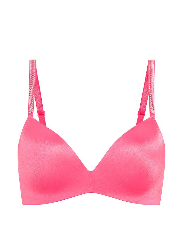 Podprsenka na kliky bez kosticí So Obsessed Shine Strap. Produkt je růžové barvy a pochází z kolekce Very Sexy.