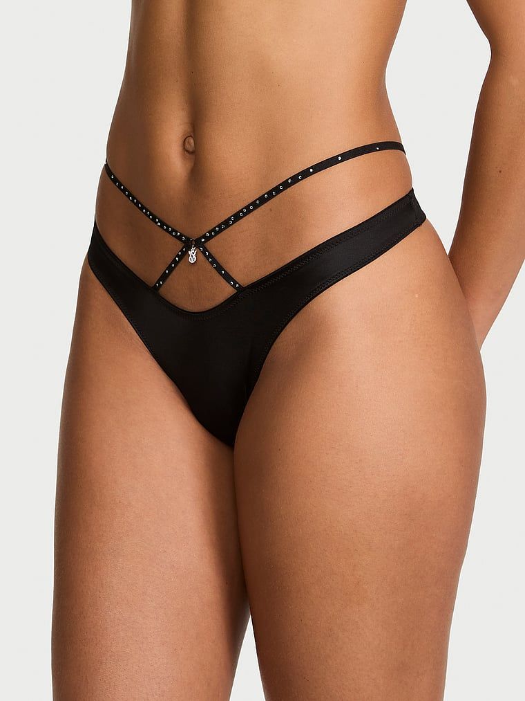 Very Sexy Tanga s pásky a přívěskem k výročí