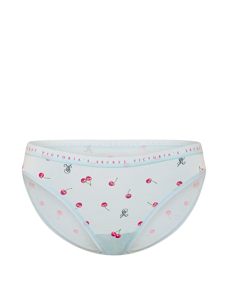 Bavlněné kalhotky v bikinách. Produkt má vzorovanou barvu a pochází z kolekce Victoria's Secret.