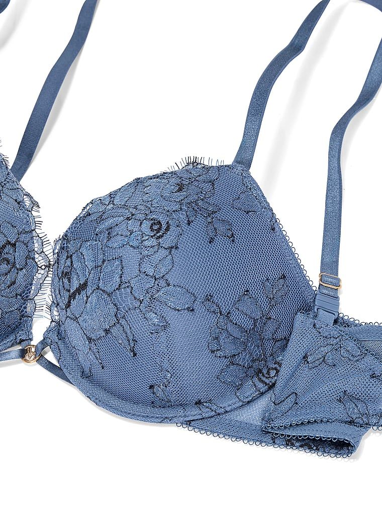 Džínovina s krajkou na push-up krajky. Produkt je vícebarevný a pochází z kolekce Very Sexy.