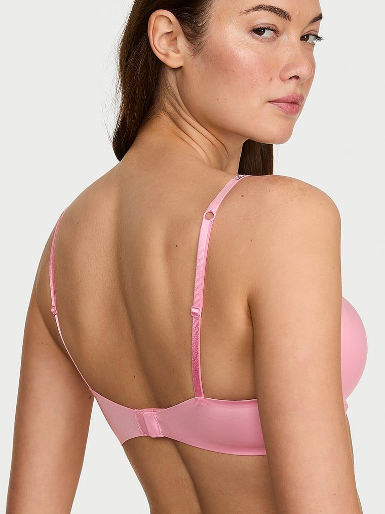 Push-up podprsenka Shine Bow. Produkt je růžové barvy a pochází z kolekce Very Sexy.