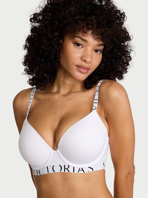 T-shirt Bavlněná push-up podprsenka Perfect Shape s logem