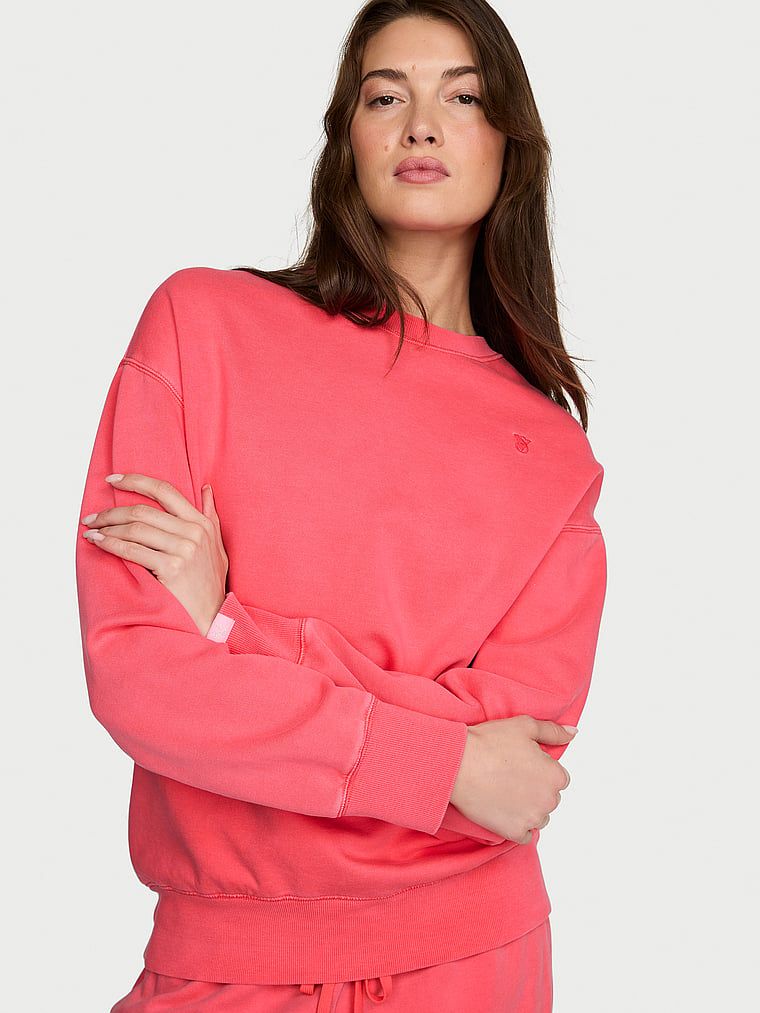 Angel Essentials Fleecová mikina Effortless s výstřihem ke krku