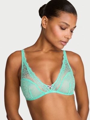 Victoria's Secret Krajková bezkosticová braletka Tease s hlubokým výstřihem