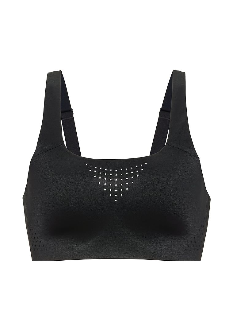 VSX Featherweight Max GlossyTech Maximum Support sportovní podprsenka. Produkt je černý a pochází z kolekce VSX.