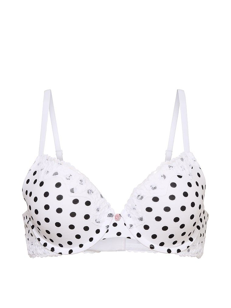Push-up bavlněná podprsenka Perfect Shape. Produkt je vzorovaný a pochází z kolekce triček.