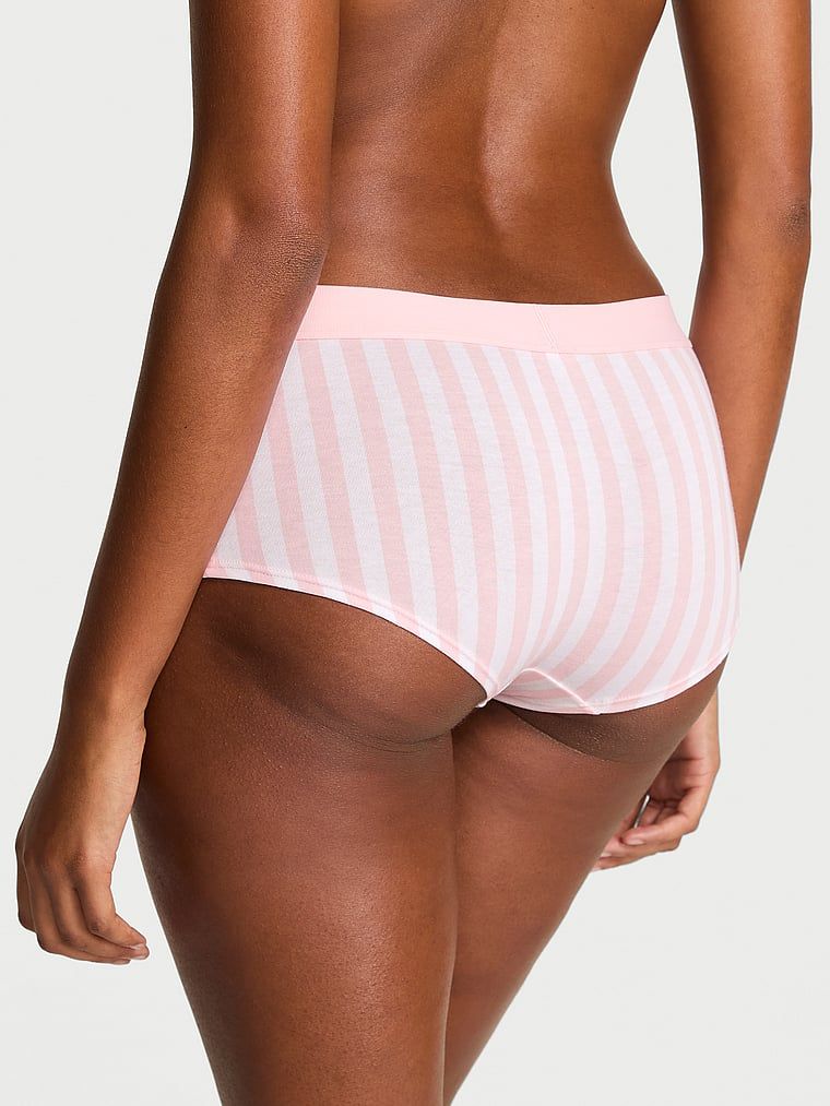 Bavlněné šortky s lesklým logem Shine Patch. Produkt je vzorovaný a pochází z kolekce Cotton.