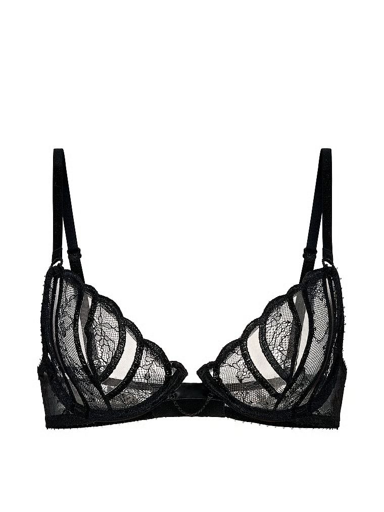 Sex-Ray Demi nepolstrovaná podprsenka. Produkt je vzorovaný a pochází z kolekce Very Sexy.