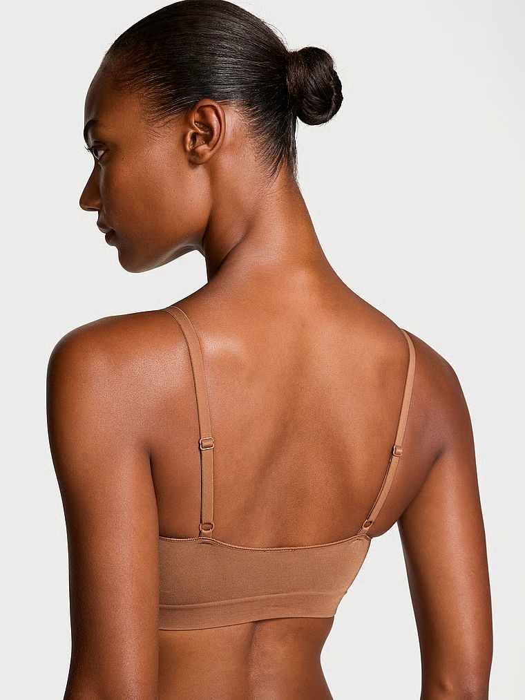 Tvarovací prádlo od Victoria tvarující bralette. Výrobek je hnědý a pochází z kolekce Victoria's Secret.