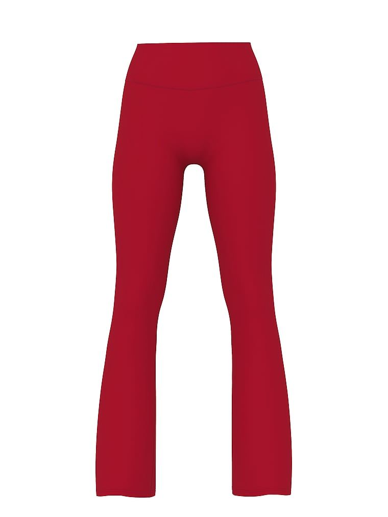 Legíny VSX Elevate Flare se širokými nohavicemi. Produkt je červené barvy a pochází z kolekce VSX.