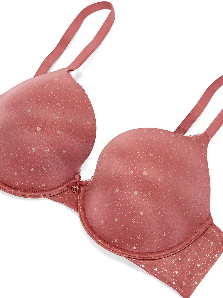 Mírně polstrovaná podprsenka Smooth Demi. Produkt je vzorovaný a pochází z kolekce Body by Victoria.