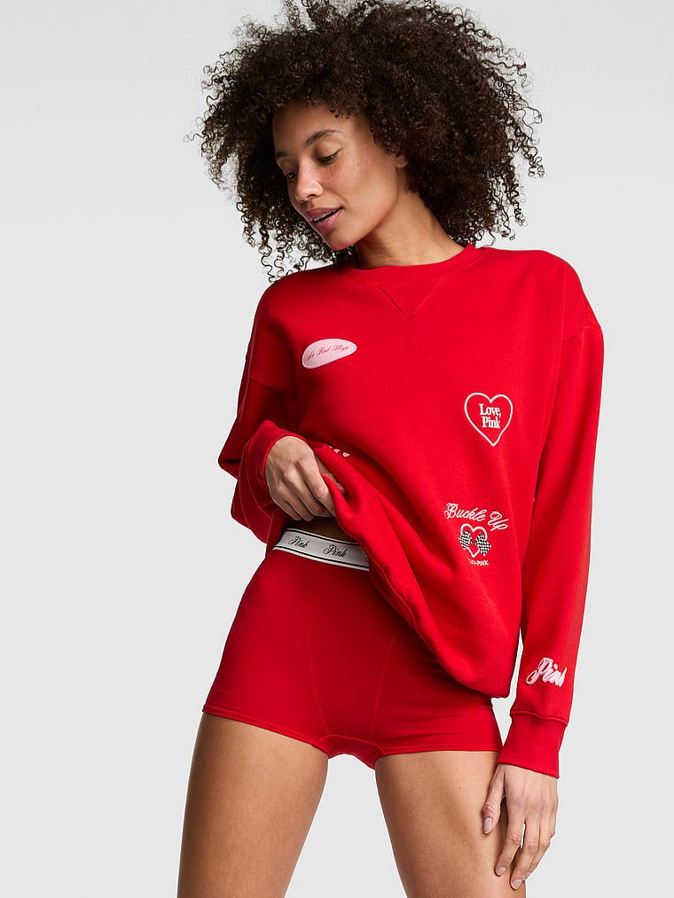 Oversize mikina Campus Fleece s kulatým výstřihem