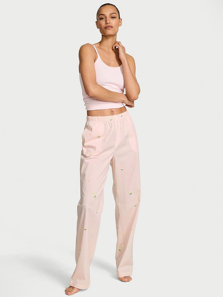 Victoria's Secret Bavlněné pyžamové kalhoty Mix & Match Sleep Heritage