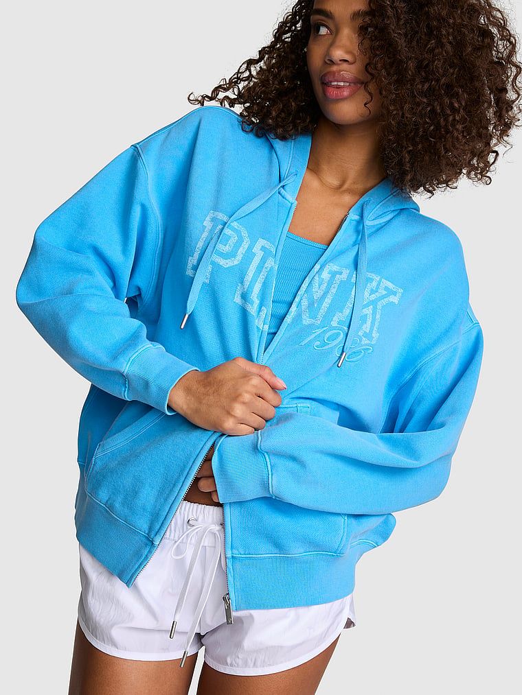 Mikina s kapucí Campus Fleece na zip