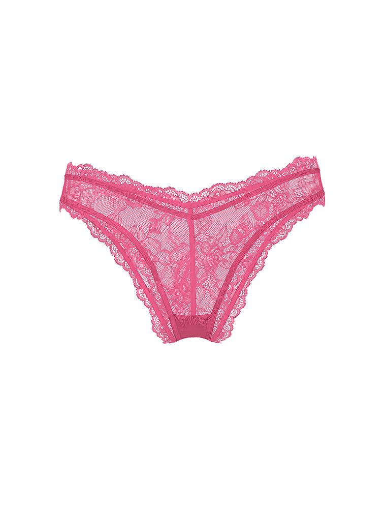Krajkové kalhotky s vysoko střiženými nohavičkami Rose Lace Cheeky. Produkt je vícebarevný a pochází z kolekce Very Sexy.