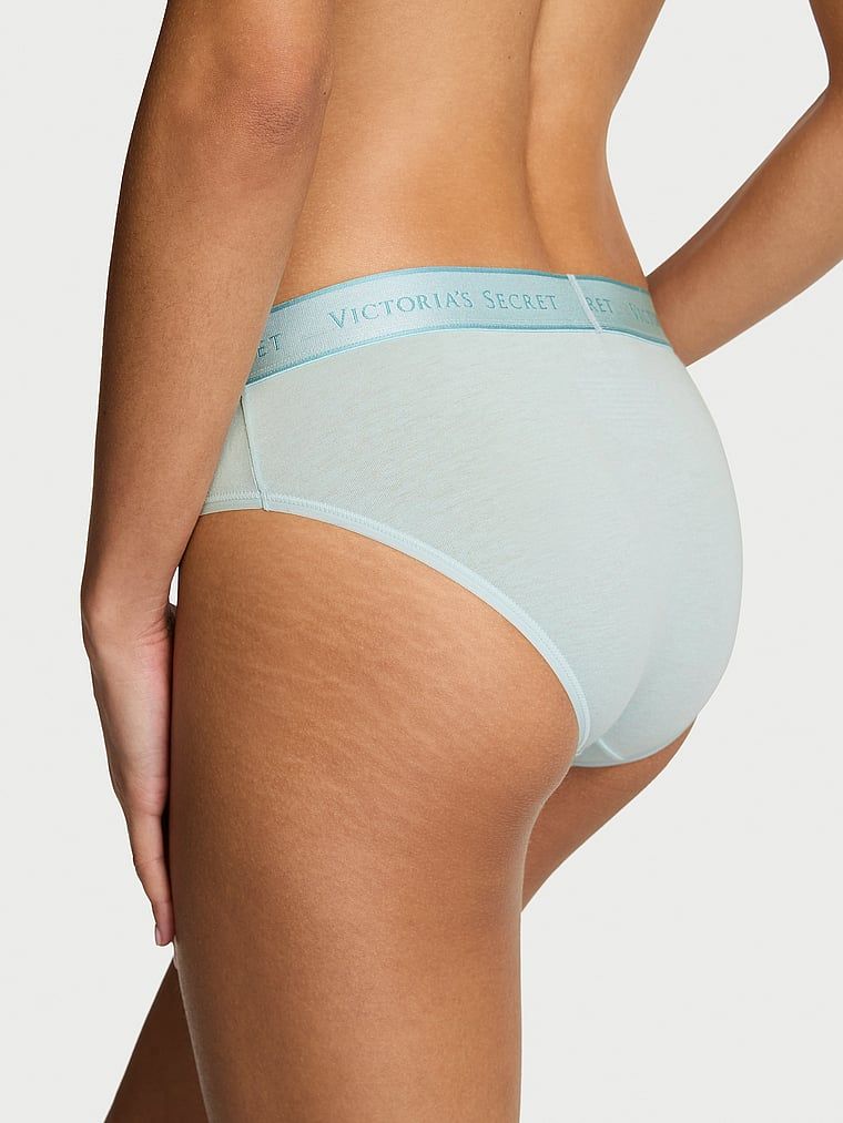 Bavlněné kalhotky s logem Hiphugger v pase. Produkt je zelené barvy a pochází z kolekce Cotton.