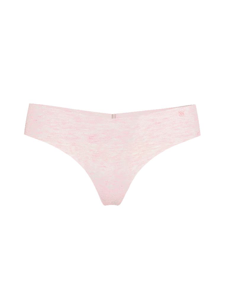 Bezešvé bavlněné tanga No-Show. Produkt má růžovou barvu a pochází z kolekce No-Show.