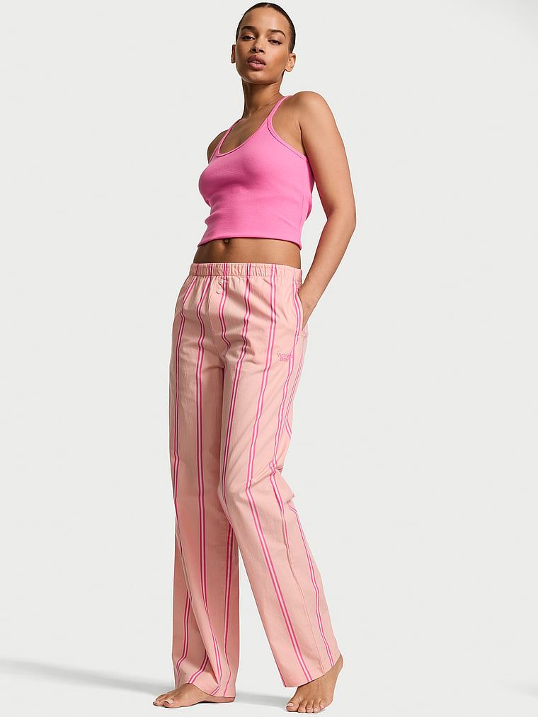 Mix & Match Heritage bavlněné pyžamové kalhoty. Produkt je vzorovaný a pochází z kolekce Victoria's Secret.