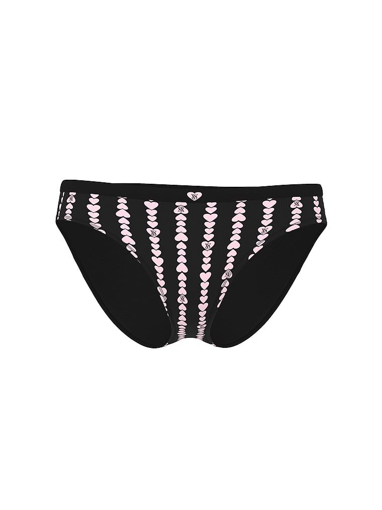 Bikiny kalhotky s bezešvým srdcovým pruhem. Produkt je vzorovaný a pochází z kolekce Seamless.