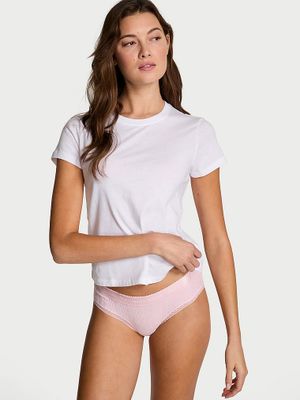 Victoria's Secret Dokonalé bavlněné tričko Mix & Match Sleep