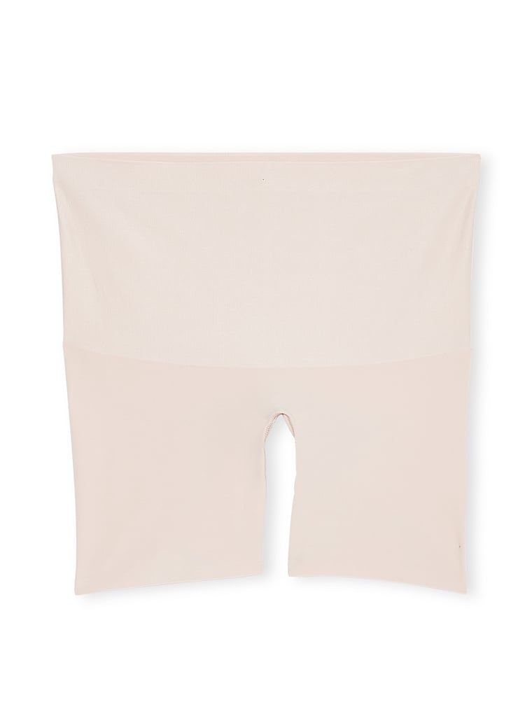 Vyhlazující tvarující šortky Shimmer s vysokým pasem. Produkt je béžový a pochází z kolekce Body by Victoria.