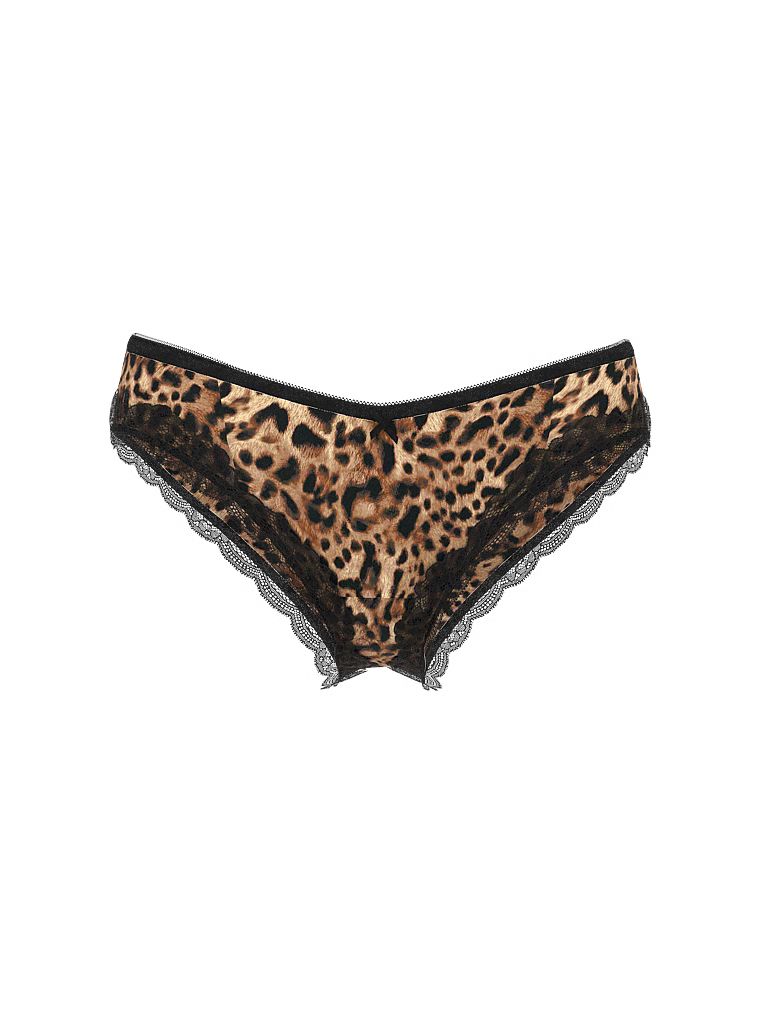 Provokujte Sheer Shimmer Cheeky kalhotky s vysokým výstřihem. Produkt je vzorovaný a pochází z kolekce Victoria's Secret.