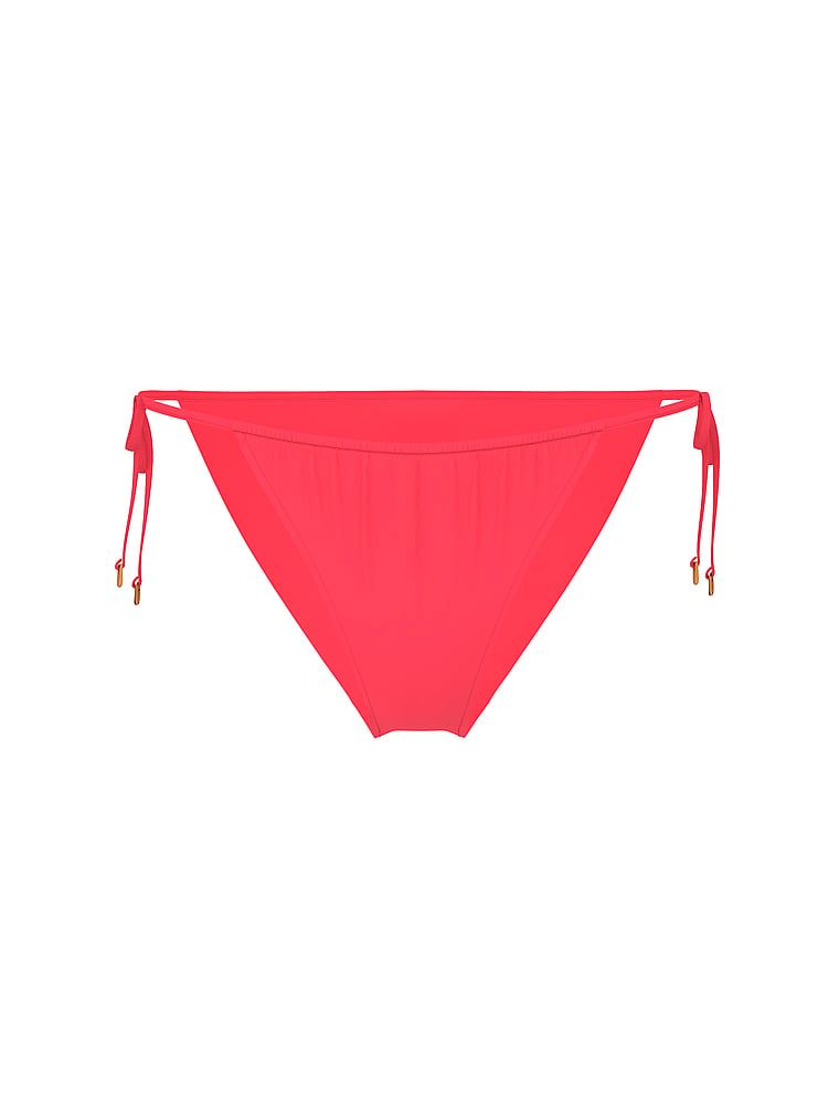 Základní spodní část bikin s bočním svazem Itsy. Produkt je růžové barvy a pochází z kolekce Victoria's Secret Swim.