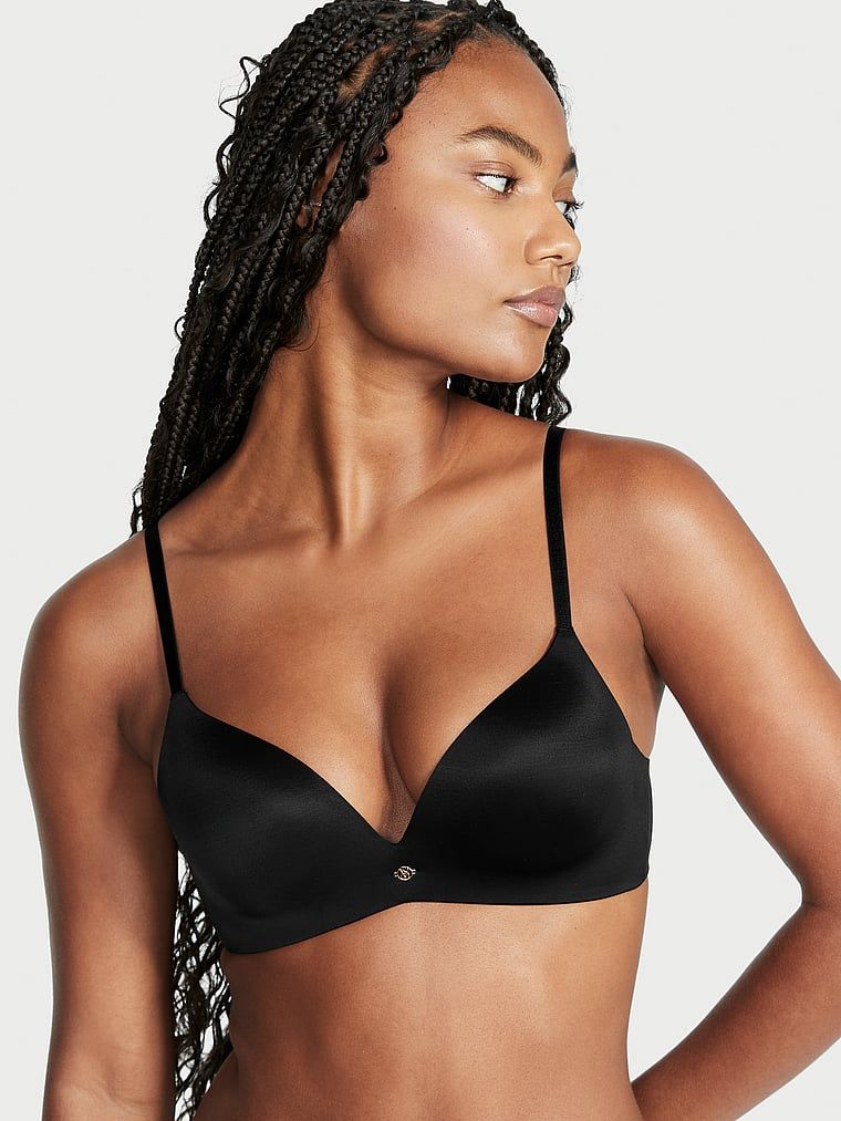 Push-up podprsenka bez kostic, So Obsessed. Produkt je černý a pochází z kolekce Very Sexy.