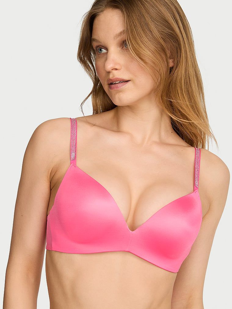 Very Sexy Push-up podprsenka bez kostic So Obsessed s třpytivými ramínky