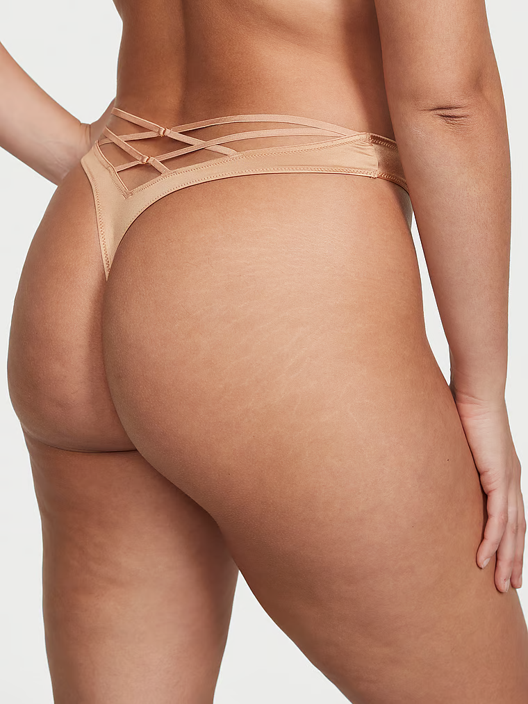 Very Sexy Tanga s pásky na zádech a vysokou nohavičkou
