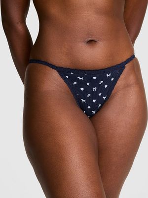 Kalhotky bikini string s krajkou Wink