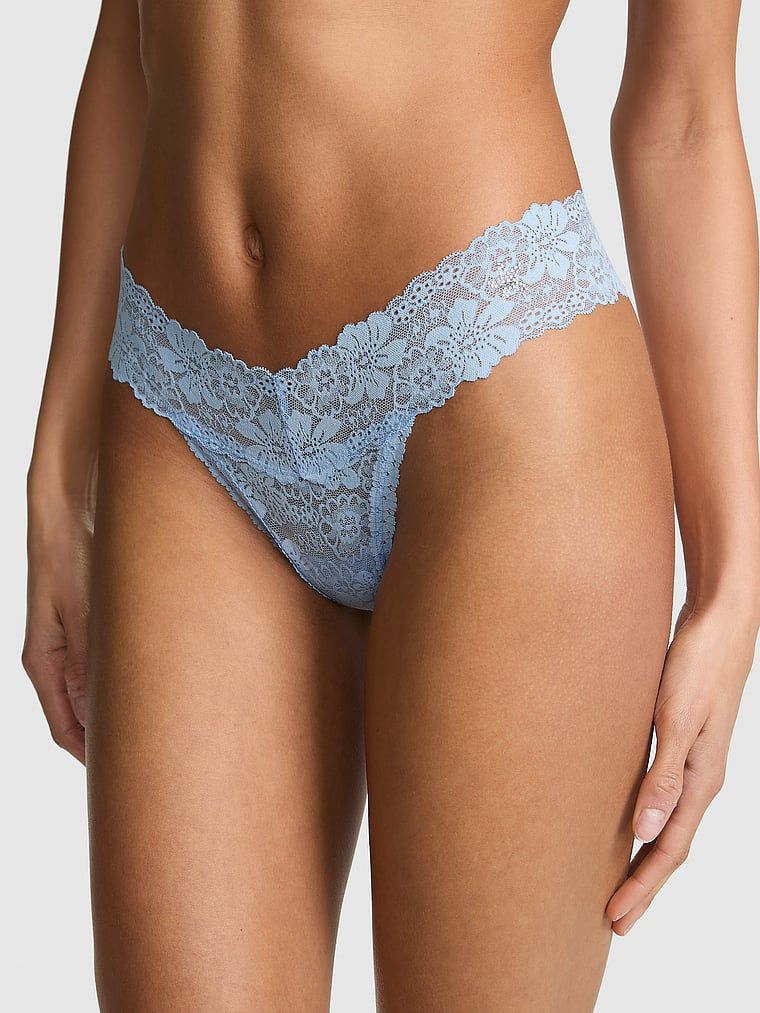 Krajková tanga PINK Wink