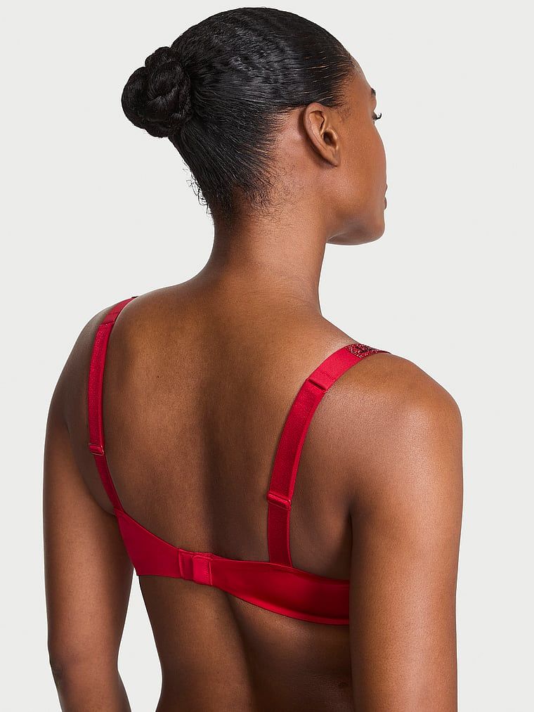 Push-up podprsenka Shine Strap. Produkt je červený a pochází z kolekce Very Sexy.