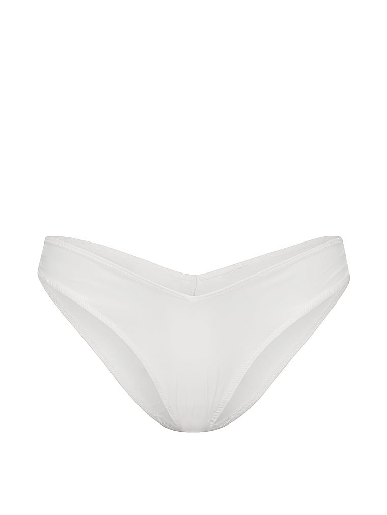 Satónové brazilské saténové kalhotky s mašlí. Produkt je bílý a pochází z kolekce Dream Angels.