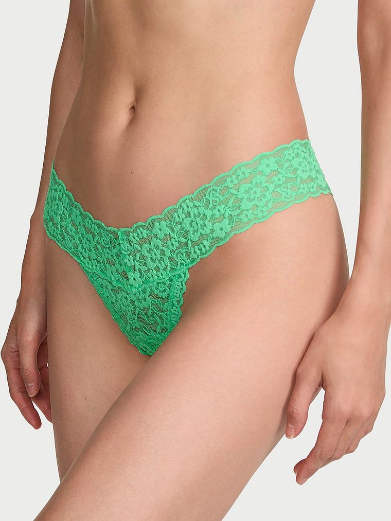 Lacie Krajková tanga Blossom se zadními pásky