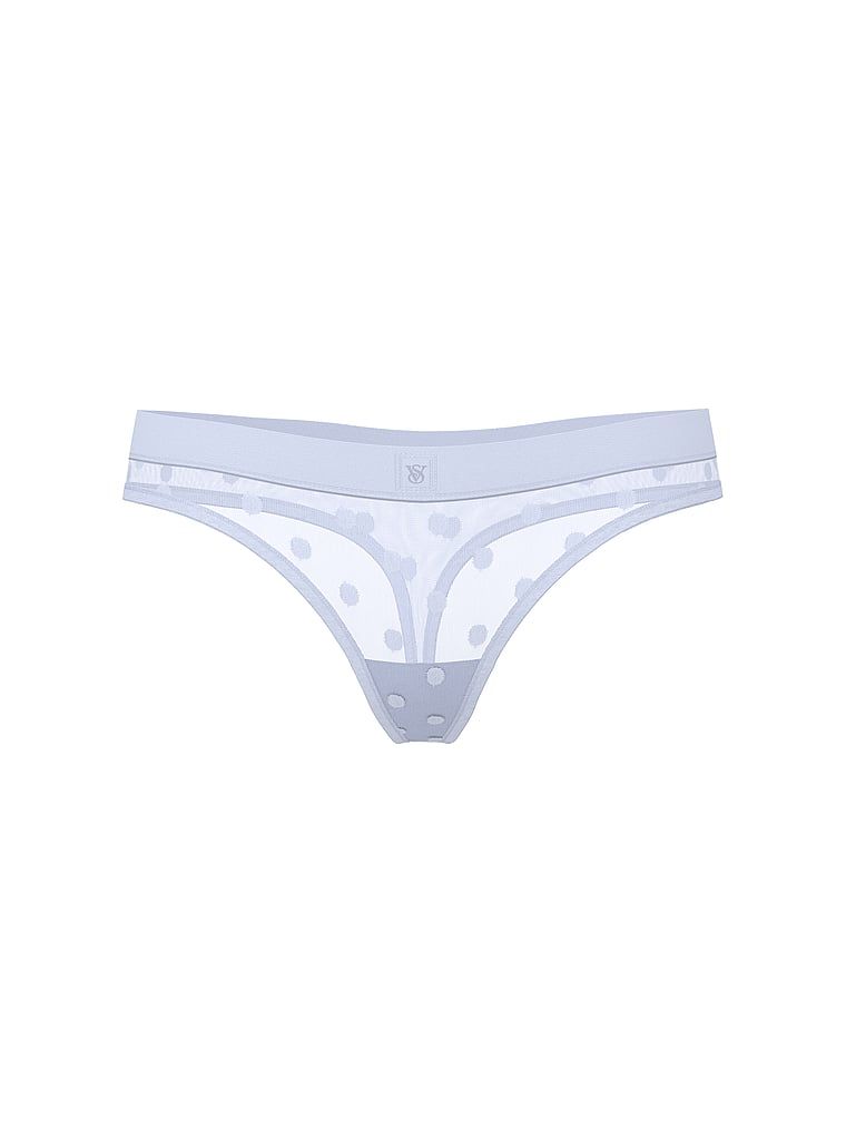 Průhledná tanga ze síťoviny Heritage Shimmer. Výrobek má zlatou barvu a pochází z kolekce Cotton.