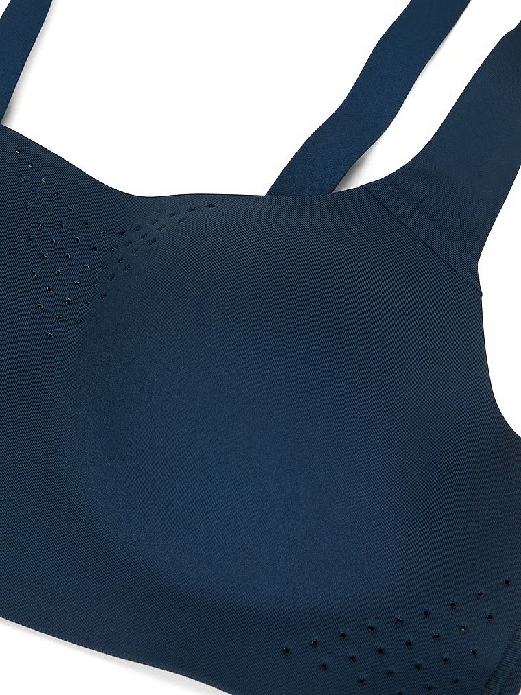 Sportovní podprsenka Featherweight Max. Produkt je modrý a pochází z kolekce VSX.