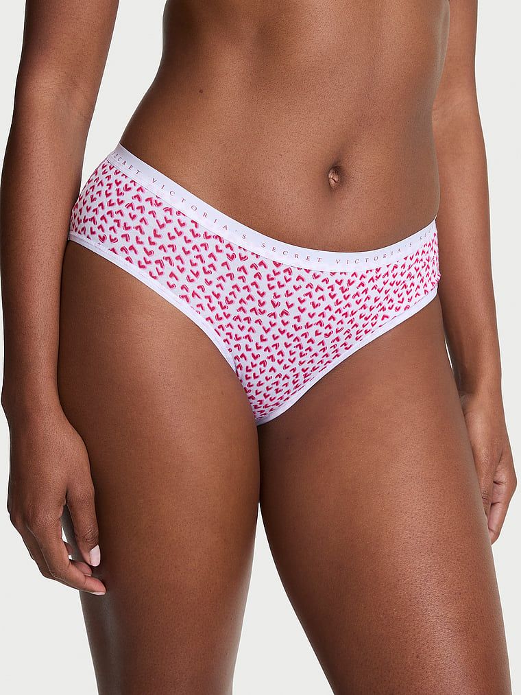 Bavlněné kalhotky hiphugger. Produkt je vzorovaný a pochází z kolekce Victoria's Secret.
