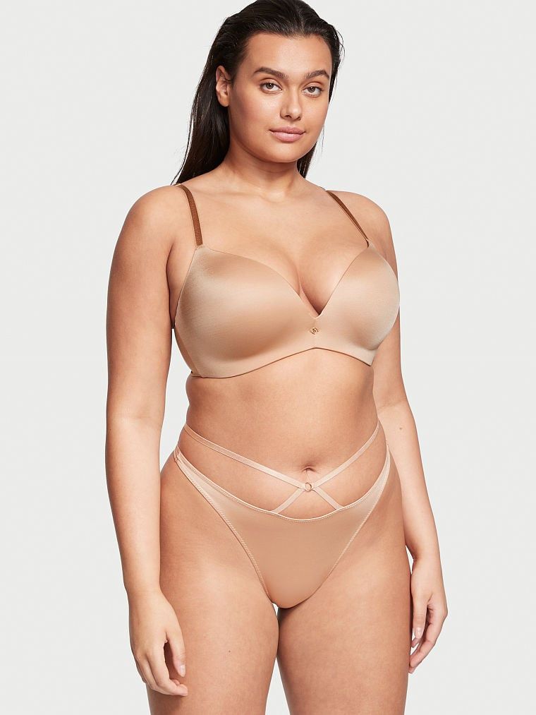 Push-up podprsenka bez kostic, So Obsessed. Produkt je béžový a pochází z kolekce Very Sexy.