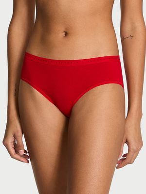 Victoria's Secret Bokové kalhotky z elastické bavlny