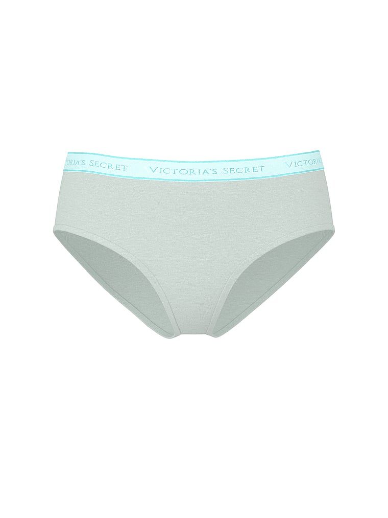 Bavlněné kalhotky s logem Hiphugger v pase. Produkt je zelené barvy a pochází z kolekce Cotton.
