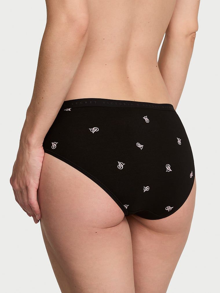 Bavlněné kalhotky hiphugger. Produkt je vzorovaný a pochází z kolekce Victoria's Secret.