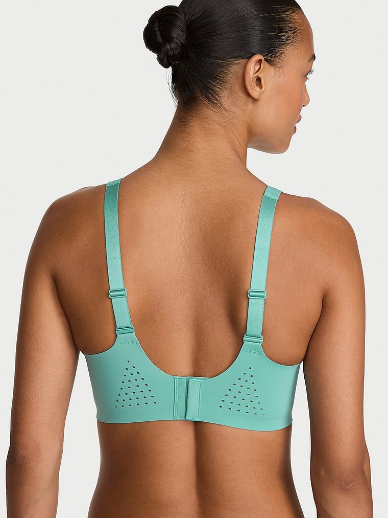 VSX Featherweight Max Sports Bra s maximální podporou. Produkt je modrý a pochází z kolekce VSX.
