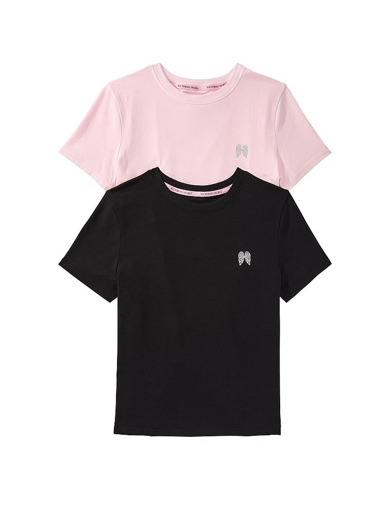 Angel Essentials Sada 2 ks elastických bavlněných triček Perfect Tees