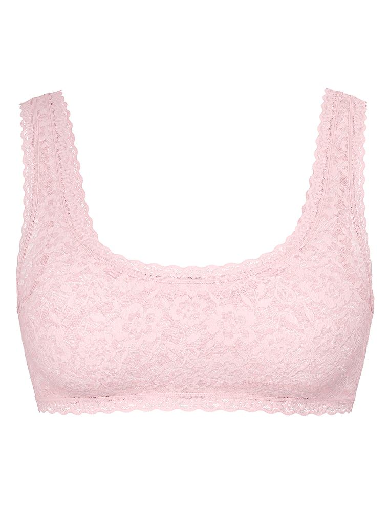 Krajkové bralette sexy tričko. Produkt je růžový a pochází z kolekce Victoria's Secret.