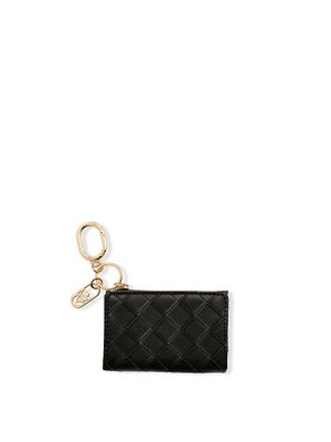 Black Woven Klíčenka Victoria s pouzdrem na karty