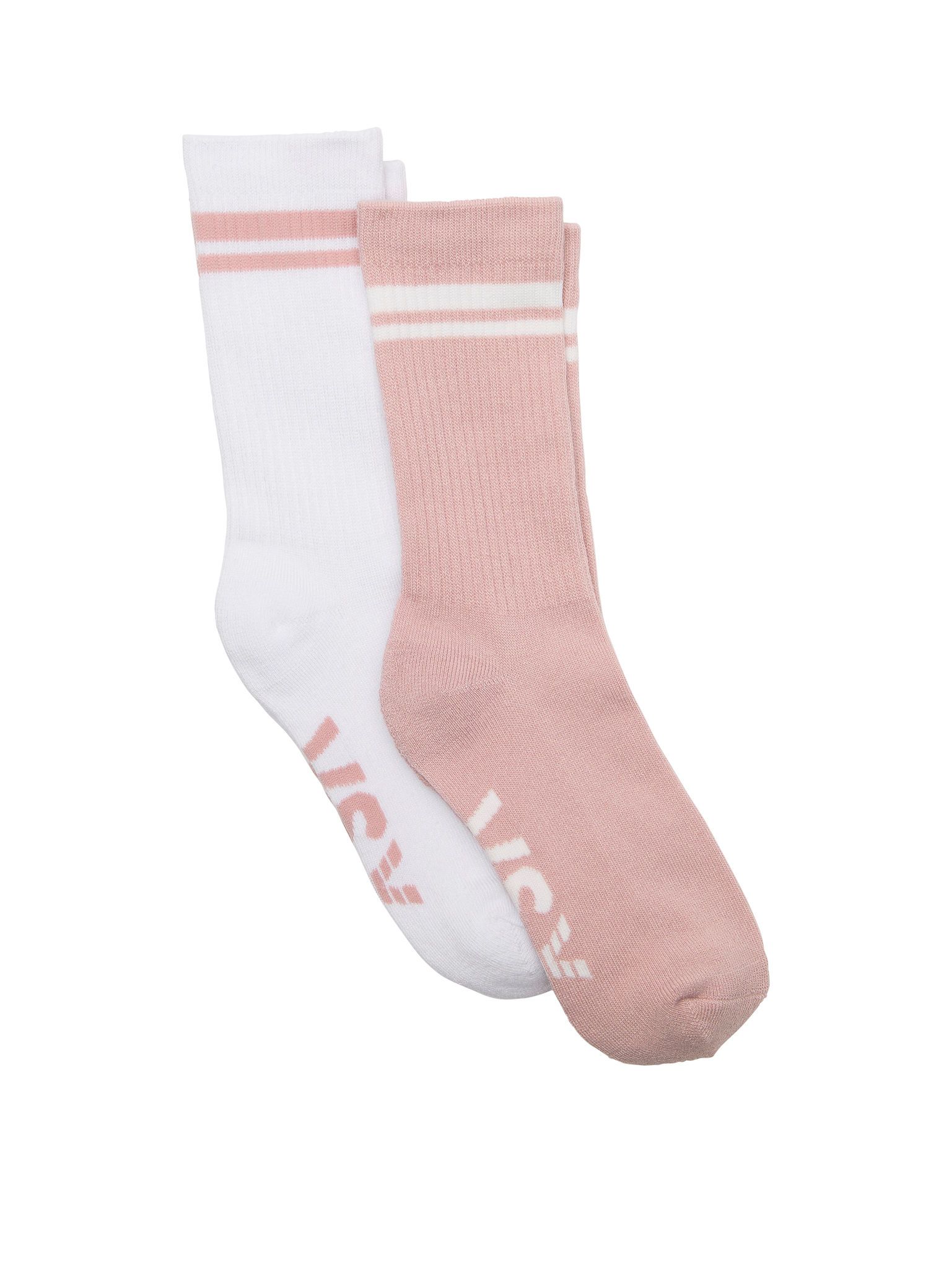 Dlouhé ponožky 2 páry. Produkt je vzorovaný a pochází z kolekce Victoria's Secret.